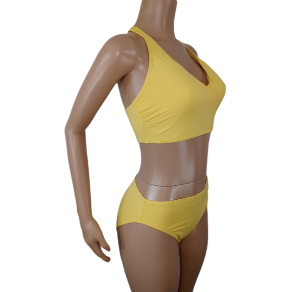 Michael Kors 2pc BikiniGold Colored Accents, Back - Picture 3 of 6